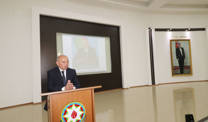 Qazaxda “Ümummilli Lider Heydər Əliyev müstəqil Azərbaycan Konstitusiyasının müəllifidir” mövzusunda elmi-praktiki konfrans keçirilib