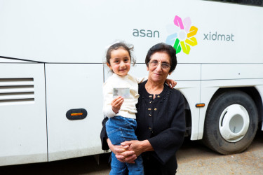 Qazaxın işğaldan azad olunan kəndlərinin sakinləri Səyyar ASAN xidmətdən yararlanıblar