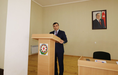 Qazaxda təhsil işçilərinin iştirakı ilə iclas keçirilib