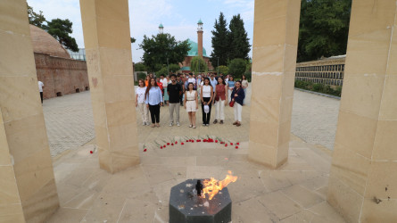 Qazaxda səfərdə olan “Gənc alimlərin yay düşərgəsi”nin iştirakçıları rayonun görməli yerlərinə ekskursiya ediblər
