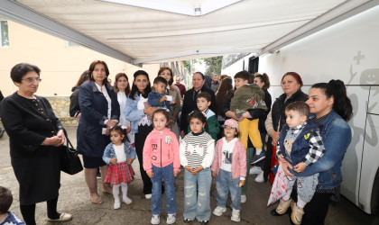 Qazaxın işğaldan azad olunan kəndlərinin sakinləri Səyyar ASAN xidmətdən yararlanıblar