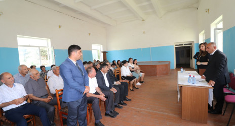 Millət vəkili Ülviyyə Ağayeva bu gün Qazax rayonunun Xanlıqlar kəndində sakinlərlə görüşüb