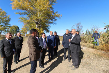 İcra başçısı kəndlərdə arx və kanallarda aparılan təmizlik işləri ilə tanış olub