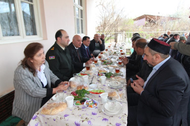 İcra başçısı Vətən müharibəsi şəhidi leytenant Murad Nağıyevin atasının ildönümü mərasimində iştirak edib