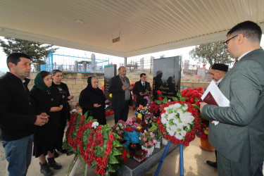 Qazaxda icra başçısı Novruz bayramı ərəfəsində Vətən müharibəsi şəhidlərini yad edib