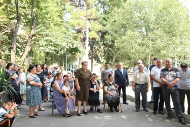 Qazaxda işğaldan azad edilmiş kəndlərdə mina təhlükəsizliyi ilə bağlı məcburi köçkünlər və sakinlərlə növbəti maarifləndirici görüş olub