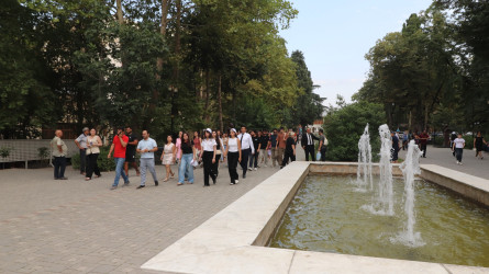 Qazaxda səfərdə olan “Gənc alimlərin yay düşərgəsi”nin iştirakçıları rayonun görməli yerlərinə ekskursiya ediblər