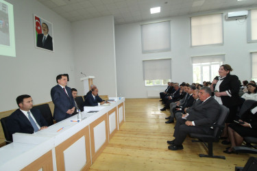 Qazaxda icra başçısının may ayı üzrə vətəndaşlarla keçirilən sonuncu səyyar görüşü Qazax şəhər sakinləri ilə olub
