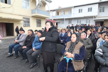 İcra başçısının növbəti səyyar görüşü Qazax şəhəri Nəriman Nərimanov yaşayış massivində yaşayan bina sakinləri ilə olub