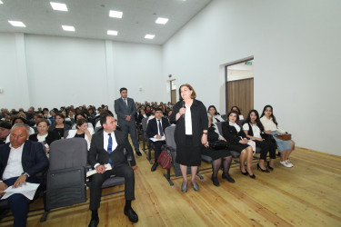 Qazaxda icra başçısının may ayı üzrə vətəndaşlarla keçirilən sonuncu səyyar görüşü Qazax şəhər sakinləri ilə olub