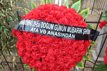 Sentyabrın 12-də düşmən təxribatının qarşısını alarkən Şəhidlik zirvəsinə ucalan “Azərbaycan Bayrağı” ordenli baş leytenant Yunis Kazımovun doğum günündə əziz xatirəsi yad olunub