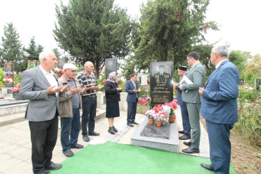 Qazaxda 27 Sentyabr - Anım Günü ərəfəsində Vətən müharibəsi şəhidlərinin məzarları ziyarət edilib