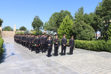 Qazaxda bir qrup Polis əməkdaşı peşə bayramları münasibətilə Fəxri Fərmanla təltif edilib