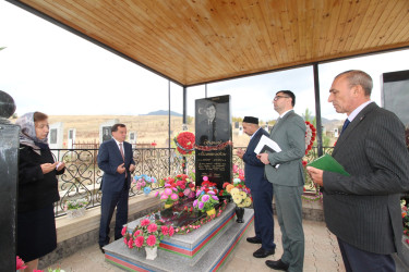 Qazaxda 27 Sentyabr - Anım Günü ərəfəsində Vətən müharibəsi şəhidlərinin məzarları ziyarət edilib