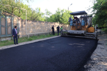 Qazaxda icra başçısı yeni asfalt örtüyü döşənən Nəriman Nərimanov yaşayış massivində görülmüş işlərlə tanış olub - FOTOLAR