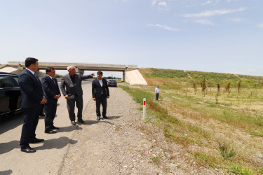 Qazaxda Prezident Administrasiyasının nümayəndəsi və İcra başçısı rayonun kəndlərində əkilmiş ağacların mövcud vəziyyəti ilə maraqlanıblar
