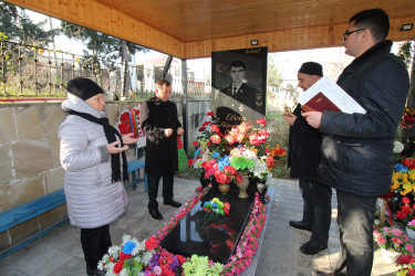 Qazaxda Vətən müharibəsi şəhidləri məzarları başında yad edilib