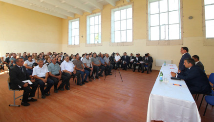 Qazaxda icra başçısının növbəti səyyar görüşü rayonun sərhəd kəndi olan Cəfərlidə yaşayan sakinlərlə keçirilib