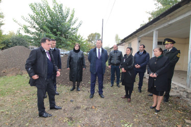 Millət vəkili Səməd Seyidov Qazaxda “Qarabağ” ordenli Vətən müharibəsi şəhidi gizir Anar Nağıyevin büstünün qoyulacağı ərazidə olub