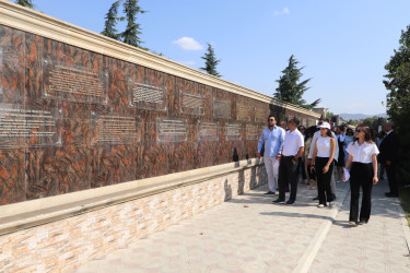 Qazaxda səfərdə olan “Gənc alimlərin yay düşərgəsi”nin iştirakçıları rayonun görməli yerlərinə ekskursiya ediblər