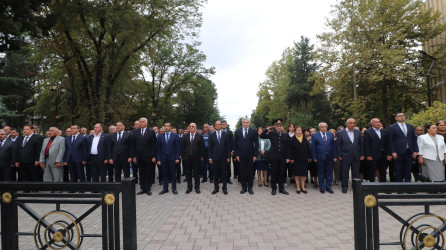 Qazaxda 27 Sentyabr - Anım Günündə qəhrəman Vətən oğullarının əziz xatirəsi anılıb