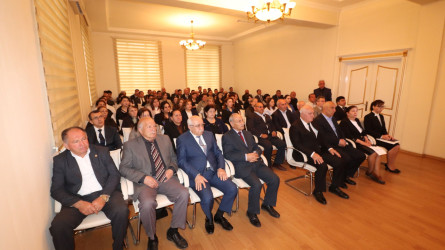 Qazaxda “Ümummilli Lider Heydər Əliyev müstəqil Azərbaycan Konstitusiyasının müəllifidir” mövzusunda elmi-praktik konfrans keçirilib
