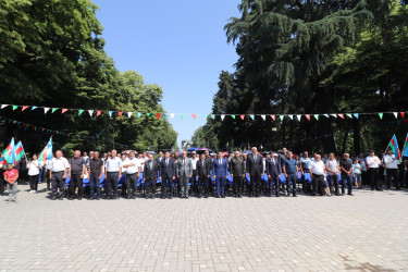 Qazaxda 15 İyun - Milli Qurtuluş Gününə həsr edilmiş “Qurtuluşun əbədi müəllifi” adlı tədbir keçirilib