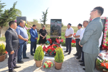 Vətən müharibəsi şəhidləri məzarları başında yad edilib