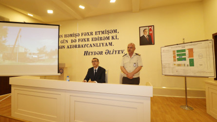 Qazax RİH-in 2025-ci il üçün mülki müdafiə “Tədbirlər Planı”na uyğun olaraq rəhbər heyətin mülki müdafiə məşqi keçirilib