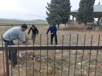 Qazaxda Novruz bayramı ərəfəsində Şəhidlər Xiyabanları və qəbiristanlıqlarda iməcilik keçirilib