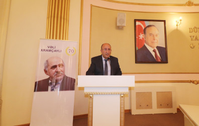 Qazaxda şair Vəli Xramçaylının 70 illiyinə həsr edilmiş yubiley tədbiri keçirilib