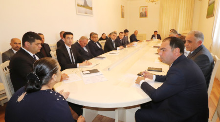 Qazax RİH-də keçirilən ümumi qəbulda icra başçısı vətəndaşların müraciətini dinləyib