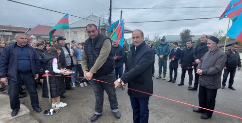 Qazaxın Ağköynək kəndində Birinci Qarabağ müharibəsi şəhidi Fazil Süleymanovun xatirəsinə inşa edilmiş bulağın açılışı olub