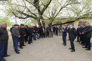 İcra başçısı və “Azərsu” ASC-nin əməkdaşları Kəmərli, Qaymaqlı və Aslanbəyli kəndlərində sakinlərin içməli su təchizatının yaxşılaşdırılması məqsədilə görülən işlərlə yerində tanış olublar