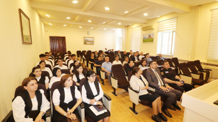 Qazax RİH-in 2025-ci il üçün mülki müdafiə “Tədbirlər Planı”na uyğun olaraq rəhbər heyətin mülki müdafiə məşqi keçirilib