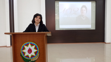Qazaxda “Zəngin mənəviyyata sahib əsl ziyalı, qayğıkeş ana, vəfalı ömür yoldaşı” adlı tədbir keçirilib