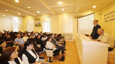 Qazax RİH-in 2025-ci il üçün mülki müdafiə “Tədbirlər Planı”na uyğun olaraq rəhbər heyətin mülki müdafiə məşqi keçirilib