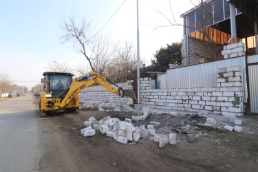 Qazaxın Nəriman Nərimanov yaşayış massivində aparılan abadlıq işlərini əks etdirən - FOTOLAR