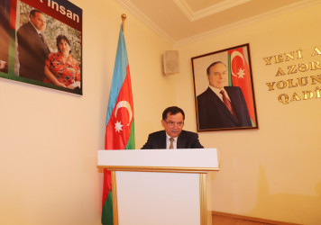 Qazaxda “Ümummilli Lider Heydər Əliyev müstəqil Azərbaycan Konstitusiyasının müəllifidir” mövzusunda elmi-praktik konfrans keçirilib