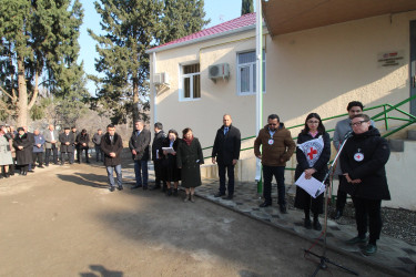 Aslanbəyli kənd həkim məntəqəsi əsaslı təmirdən sonra sakinlərin istifadəsinə verilib