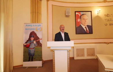 Qazaxda Aşıq Saqif Məzəmlinin 65 illik yubileyi qeyd olunub
