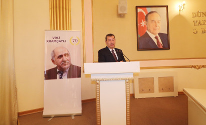 Qazaxda şair Vəli Xramçaylının 70 illiyinə həsr edilmiş yubiley tədbiri keçirilib
