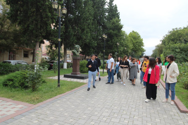 Qazaxda dərslərə başlayan ADA Universitetinin Azərbaycan dilindəki yeni magistr proqramının tələbələri rayonun görməli yerlərinə ekskursiya ediblər