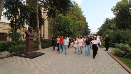 Qazaxda səfərdə olan “Gənc alimlərin yay düşərgəsi”nin iştirakçıları rayonun görməli yerlərinə ekskursiya ediblər