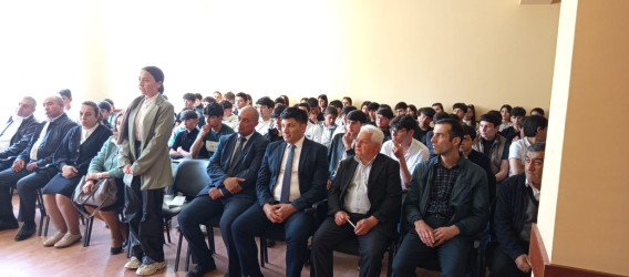 Qazaxda məktəblilərlə maarifləndirici görüş keçirilib