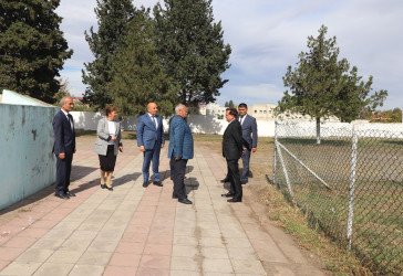 İcra başçısı Qazax şəhər stadionunda olub