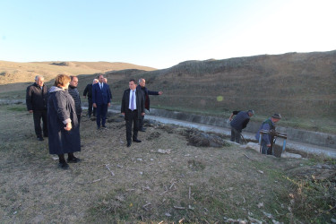 İcra başçısı kəndlərdə arx və kanallarda aparılan təmizlik işlərinin mövcud vəziyyəti ilə maraqlanıb