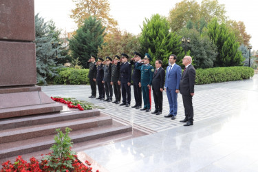 Hərbi Prokurorluq Qazaxda Dövlət Sərhəd Xidmətinin hərbi qulluqçuları ilə birgə tədbir keçirib