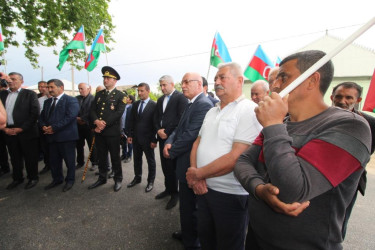 Qazaxda Birinci Qarabağ müharibəsi şəhidi Tahir Xasməmmədovun doğulduğu Qarapapaq kəndində adını əbədiləşdirən bulağın açılışı olub