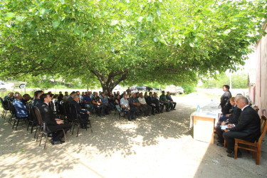 Qazaxda icra başçısının iyun ayı üzrə vətəndaşlarla keçirilən növbəti səyyar görüşü rayonun Abbasbəyli kəndində olub